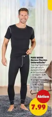 PENNY PURE WORK Herren-Thermo-Unterwäsche Angebot