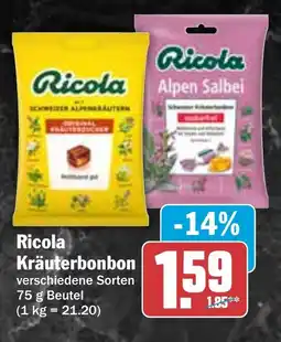 HIT Ricola Kräuterbonbon Angebot