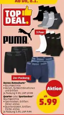 PENNY Quarter- oder Sportsocken Angebot