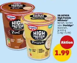 PENNY Dr. Oetker High Protein Milchreis Angebot