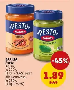 PENNY Barilla Pesto Angebot