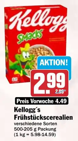 HIT Kellogs Frühstückscerealien Angebot