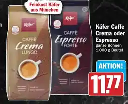 HIT Käfer Caffe Crema oder Espresso Angebot
