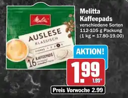 HIT Melitta Kaffeepads Angebot
