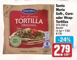 HIT Santa Maria Soft-, Corn- oder Wrap Tortillas Angebot
