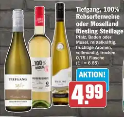 HIT Tiefgang, 100% Rebsortenweine oder Moselland Riesling Steillage Angebot