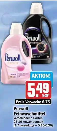 HIT Perwoll Feinwaschmittel Angebot