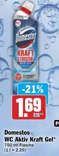 HIT Domestos WC Aktiv Kraft Gel Angebot