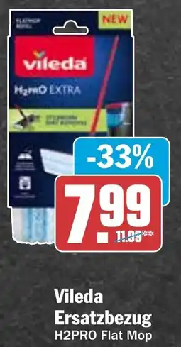 HIT Vileda Ersatzbezug H2PRO Flat Mop Angebot