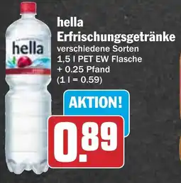 HIT hella Erfrischungsgetränke Angebot