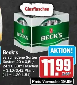 HIT Beck's Angebot