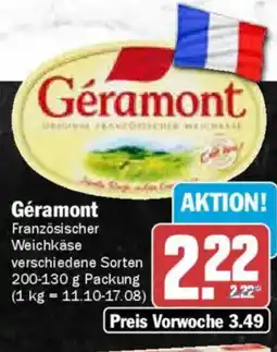 AEZ Géramont Französischer Weichkäse Angebot