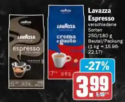 AEZ Lavazza Espresso Angebot