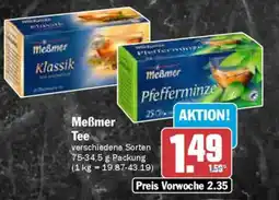 AEZ Meßmer Tee Angebot