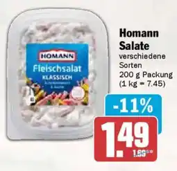 AEZ Homann Salate Angebot