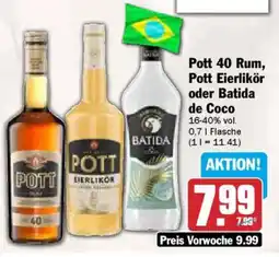AEZ Pott 40 Rum, Pott Eierlikör oder Batida de Coco Angebot