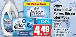 AEZ Lenor Waschmittel Pulver, flüssig oder Pods Angebot