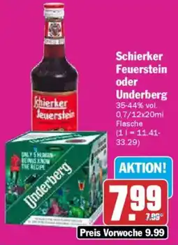 AEZ Schierker Feuerstein oder Underberg Angebot