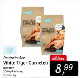KONSUM Deutsche See White Tiger Garnelen Angebot