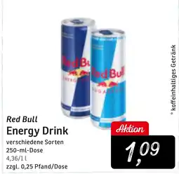 KONSUM Red Bull Energy Drink Angebot
