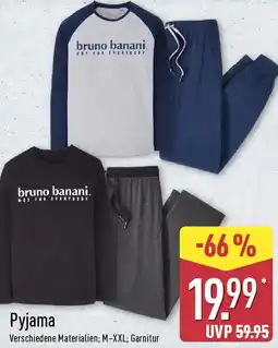 Aldi Nord bruno banani Pyjama Angebot