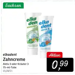 KONSUM elkadent Zahncreme Angebot