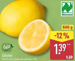 Aldi Nord Zitronen Angebot