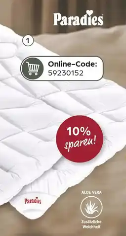 Möbel Buss Paradies Bio-bettdecke Angebot