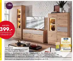 Möbel Martin Vito Wohnwand Angebot