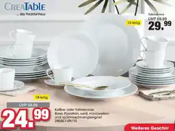 Möbel Martin CREATABLE Kaffee- oder Tafelservice Angebot