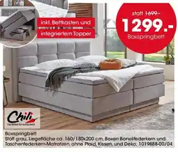 Möbel Martin Chili Boxspringbett Angebot