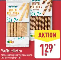 Aldi Nord Waffelröllchen Angebot