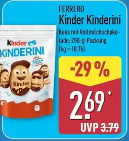 Aldi Nord FERRERO Kinder Kinderini Angebot