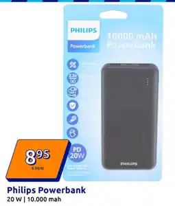 Action Philips Powerbank 10000 mAh 20W Angebot