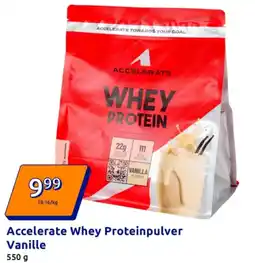 Action Accelerate Whey Proteinpulver Vanille Angebot