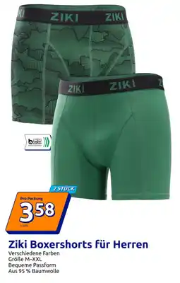 Action Ziki Boxershorts für Herren 2 STÜCK Angebot