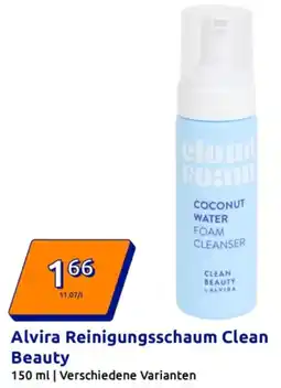 Action Alvira Reinigungsschaum Clean Beauty Angebot