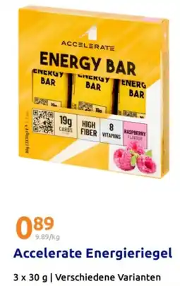 Action Accelerate Energieriegel Angebot