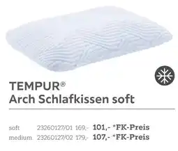 XXXLutz Tempur arch schlafkissen soft Angebot