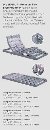XXXLutz Tempur premium flex 500 Angebot