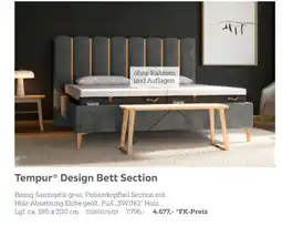 XXXLutz Tempur design bett section Angebot