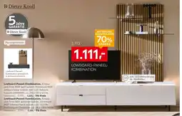 XXXLutz Dieter knoll lowboard-paneel-kombination weiß/antrazit Angebot
