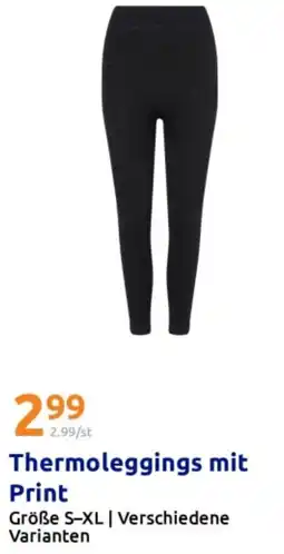 Action Thermoleggings mit Print Angebot