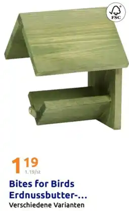 Action Bites for Birds Erdnussbutter-... Angebot