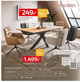 XXXLutz Valdera esstisch mit funktion Angebot
