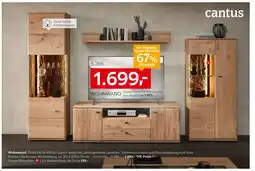 XXXLutz Cantus wohnwand Angebot