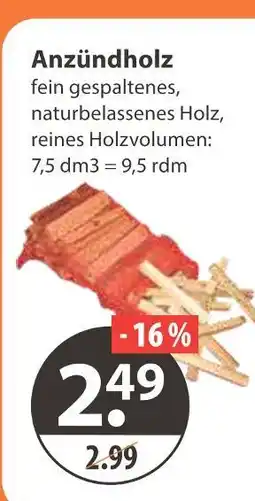 V Markt Anzündholz Angebot