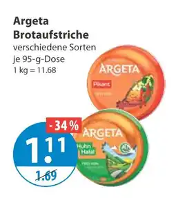 V Markt Argeta brotaufstriche pikant Angebot