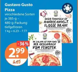 V Markt Gustavo gusto pizza Angebot
