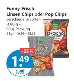 V Markt Funny-frisch linsen chips Angebot